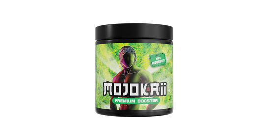 MOJOKAII Waldmeister Gaming Booster – 250g (50 Portionen) – Pre Workout Energy Pulver