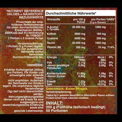 Mana Tea – Ice Tea Pfirsich